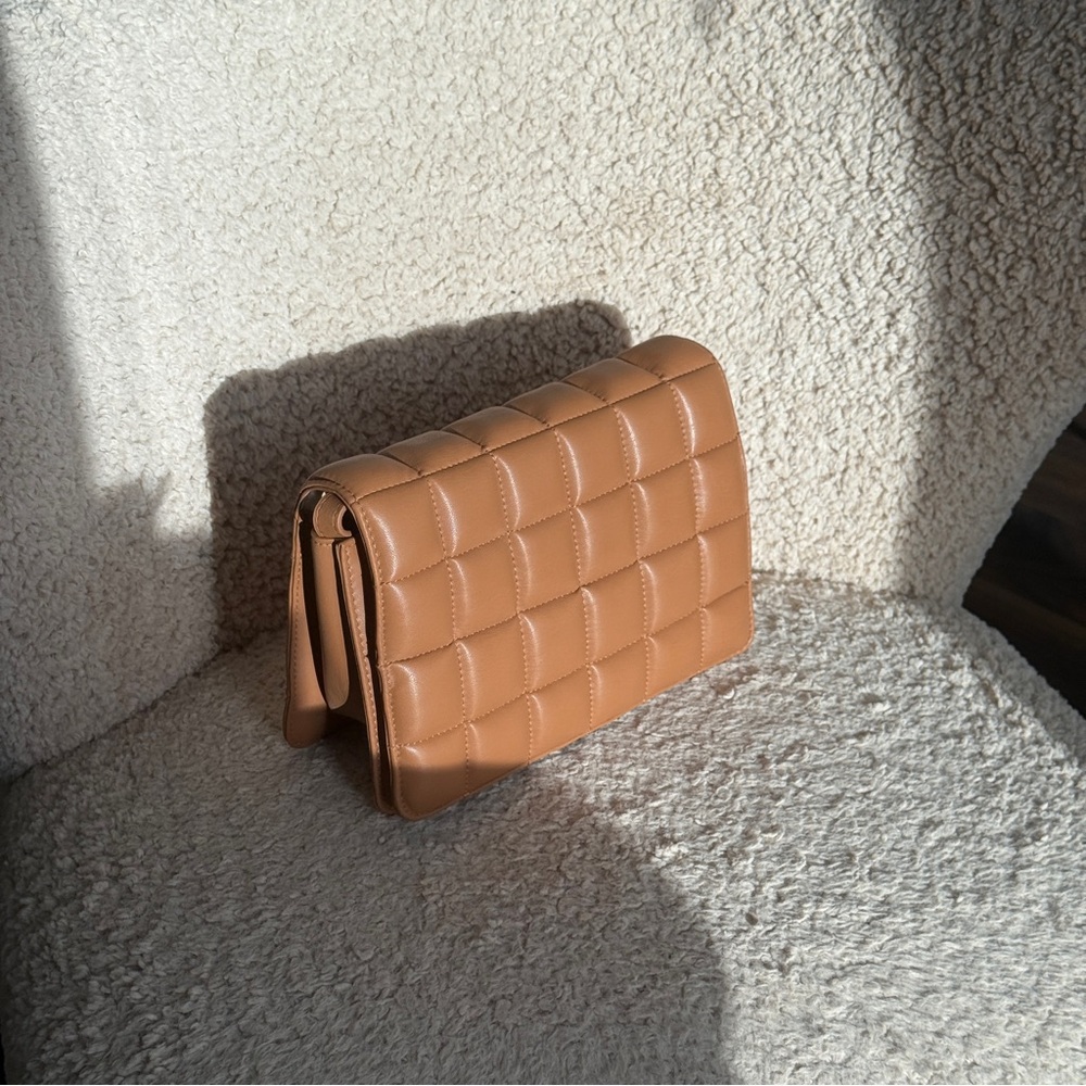 H&M Tan Quilted Crossbody Bag - Picture 8 of 8